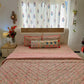 HAND BLOCK PRINT DOUBLE BEDSHEET AND QUILT BEDDING SET