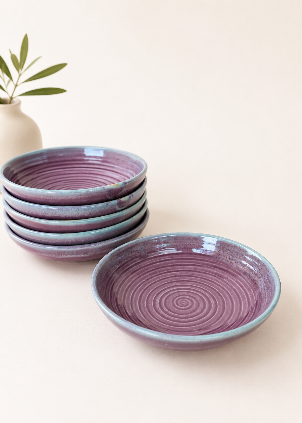 7" PASTA / EATING BOWL / PLATE SET OF 2