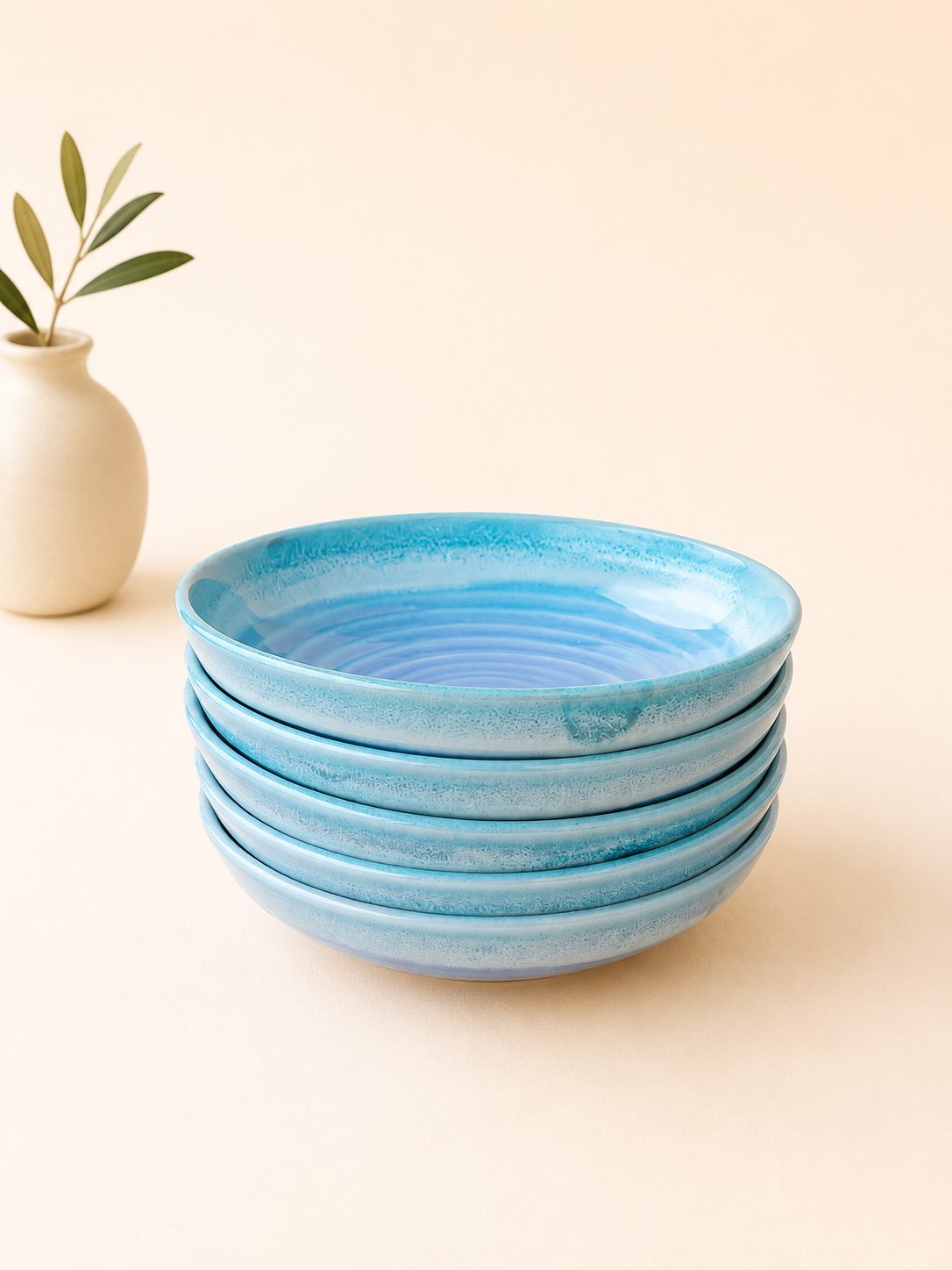 7" PASTA / EATING BOWL / PLATE SET OF 2
