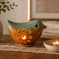 BIRD SHAPE T-LIGHT HOLDER (17 cm x 10 cm x 10 cm)