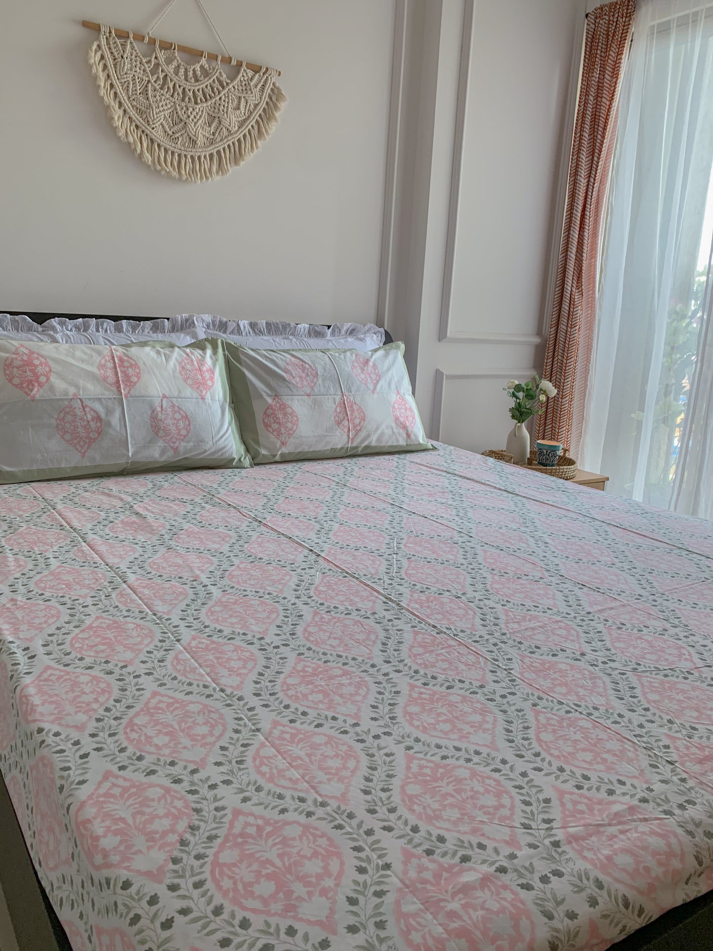 HANDBLOCK PRINT BEDSHEET