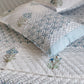 HAND BLOCK PRINT DOUBLE BEDSHEET AND QUILT BEDDING SET