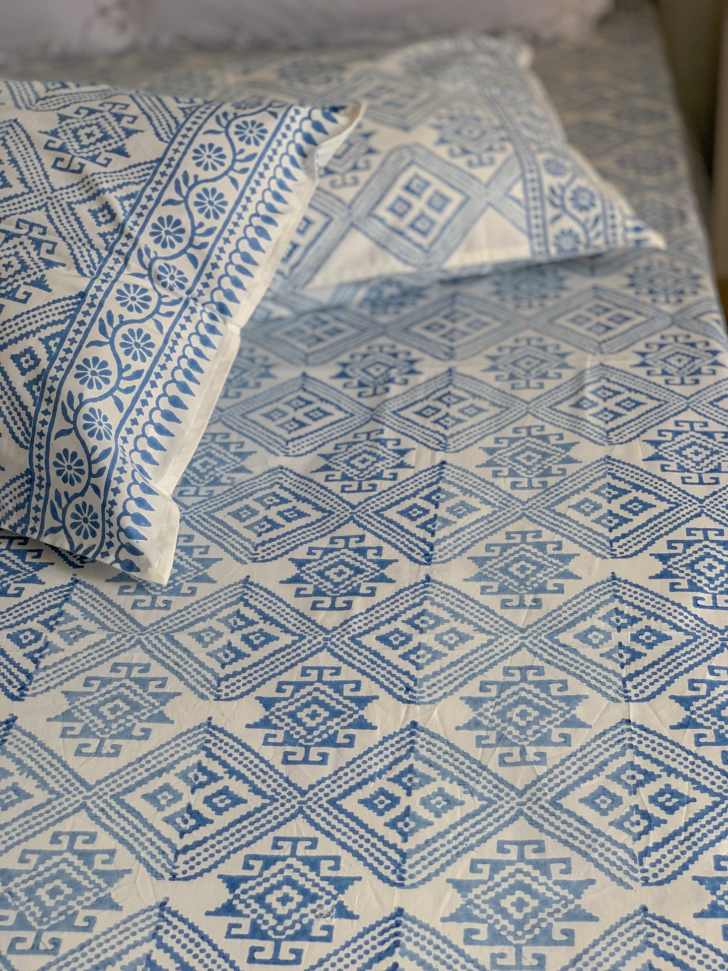 HANDBLOCK PRINT BEDSHEET