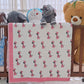 HANDBLOCK PRINTED REVERSIBLE COTTON KIDS (SINGLE) QUILT