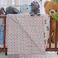 HANDBLOCK PRINTED REVERSIBLE COTTON KIDS (SINGLE) QUILT