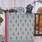 HANDBLOCK PRINTED REVERSIBLE COTTON KIDS (SINGLE )QUILT