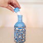CERAMIC ART HAND PAINTED BLUE COLOR OIL DISPENSER