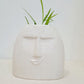 CERAMIC FACE VASE
