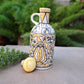 CERAMIC ART HAND PAINTED YELLOW COLOR OIL DISPENSER