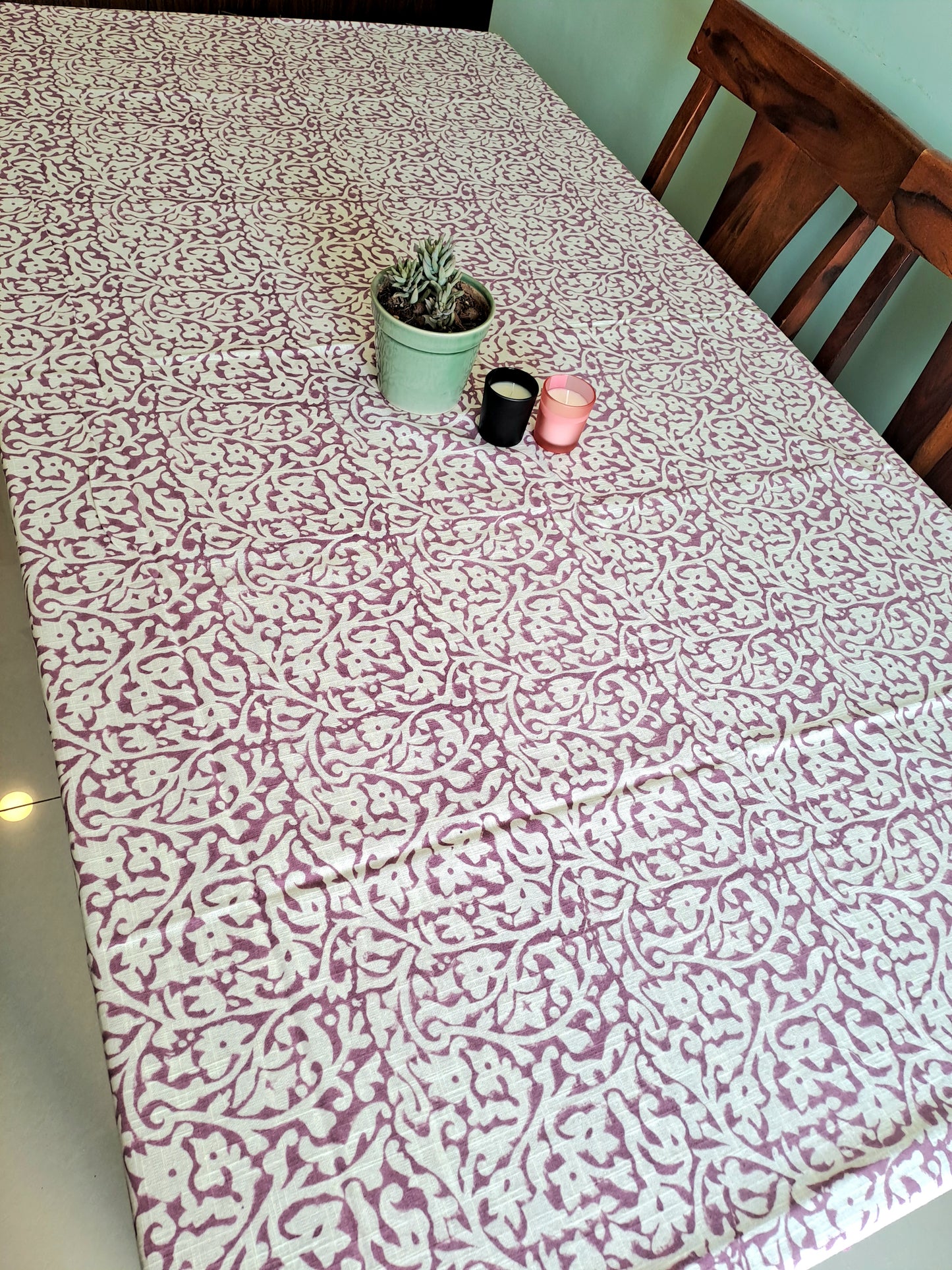 6 SEATER HAND BLOCK PRINT TABLE CLOTH