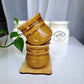 CERAMIC MUSTARD COLOR KULHAR SET OF 2