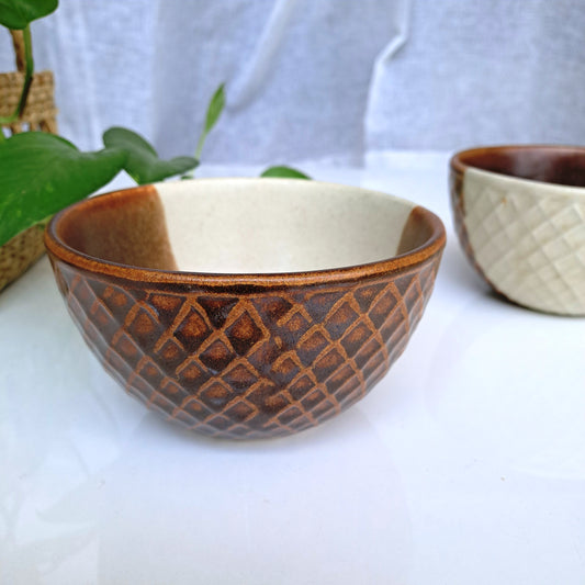 CERAMIC NUTS BOWL (SET OF 2)