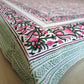 100%  COTTON HAND BLOCK PRINT DOUBLE BEDSHEET