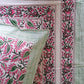 100%  COTTON HAND BLOCK PRINT DOUBLE BEDSHEET