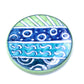 Ceramic handpainted coaster set