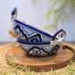 HAND PAINTED CERAMIC SERVING BOWL