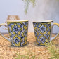 YELLOW COLOR CERAMIC MUG/CUP (SET OF 2)